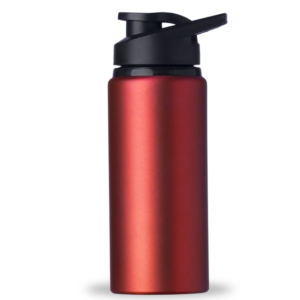 Matte aluminum thermos